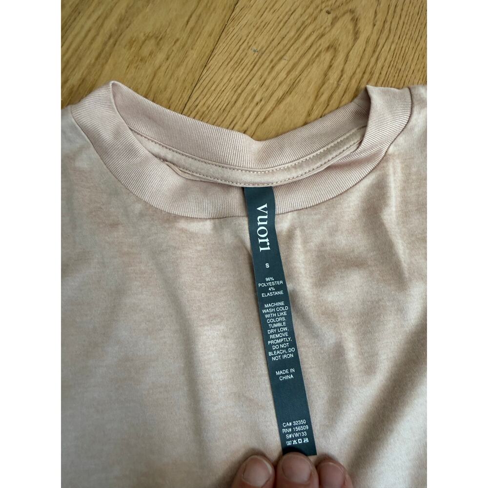 Vuori Women’s Daydream Crew Small Rosewater Heather Long Sleeve NWOT - Picture 6 of 10